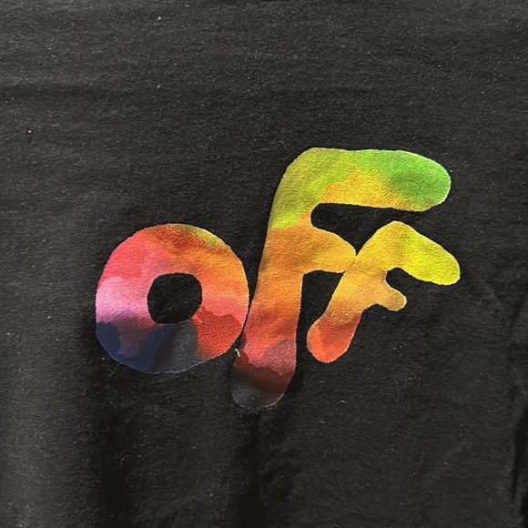 Host pick. Off-white Boy's Watercolor Rounded Logo Arrow Long-sleeve Tee size 10 - Picture 4 of 9